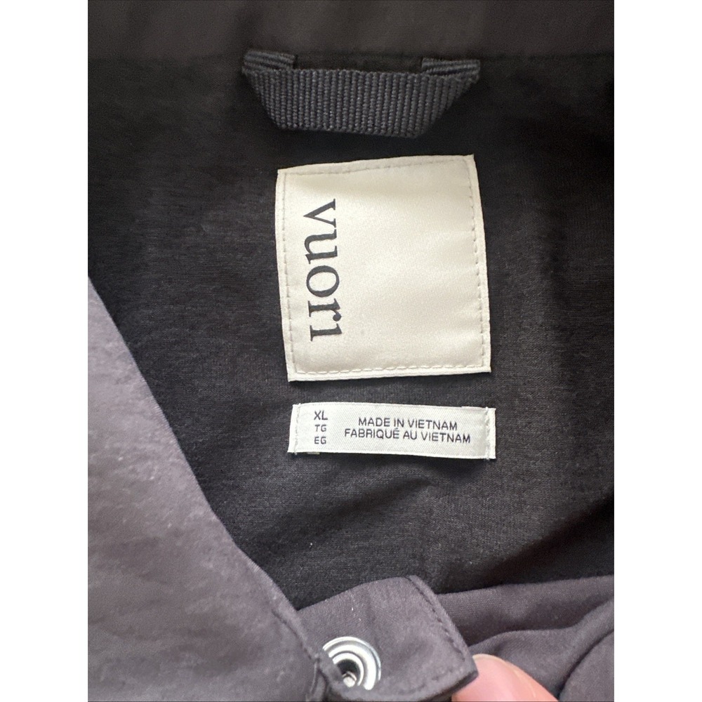 Vuori V1 Coach Black Jacket Mens Size XL - Picture 3 of 7